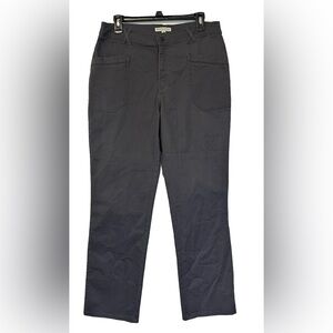 Frye And Co. Gray Cargo Straight Leg Pant Work Wear Casual Lightweight Size 10
